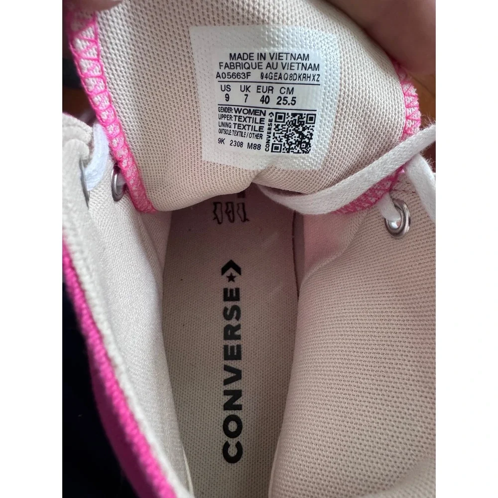 Converse Chuck Taylor All Star Lift Platform High Top Pink Womens 9